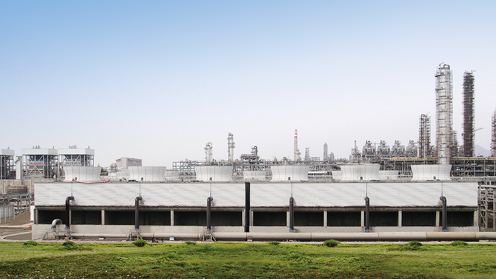 field erected cooling tower